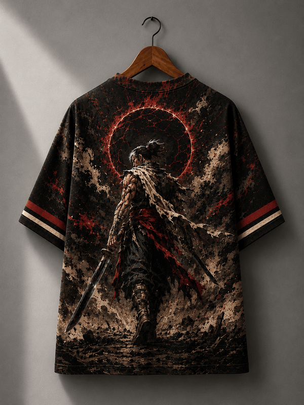 Anime Warrior oversized Tshirt