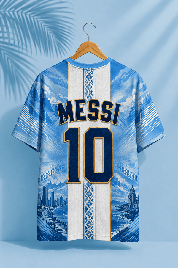 TheFleek Messi Argentina Regular T-Shirt