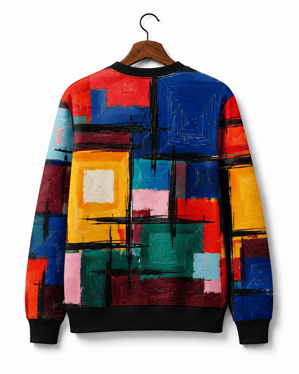 Chromatic Grid Sweatshirt