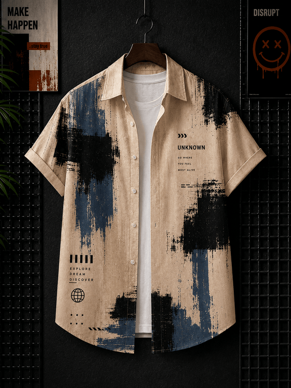 Limitless Journey Printed Cuban shirt