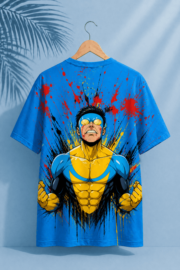 Power Burst Hero Oversized T-Shirt