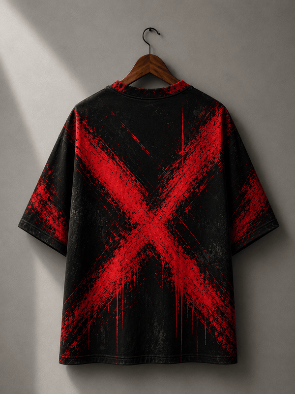 TheFleek X Printed Oversized Tshirt