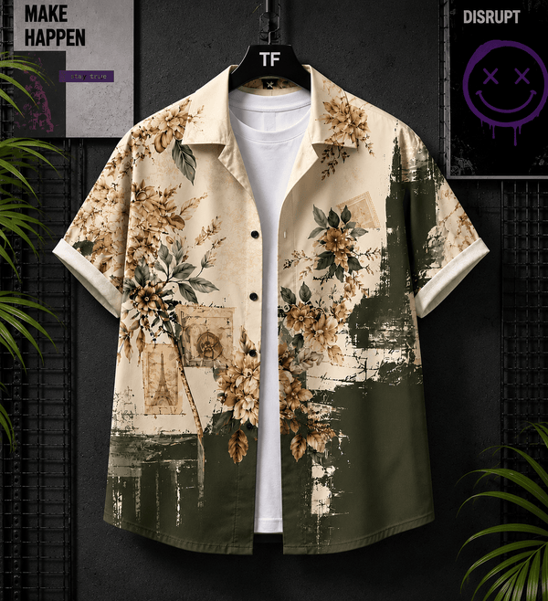 Vintage Oasis Cuban shirt