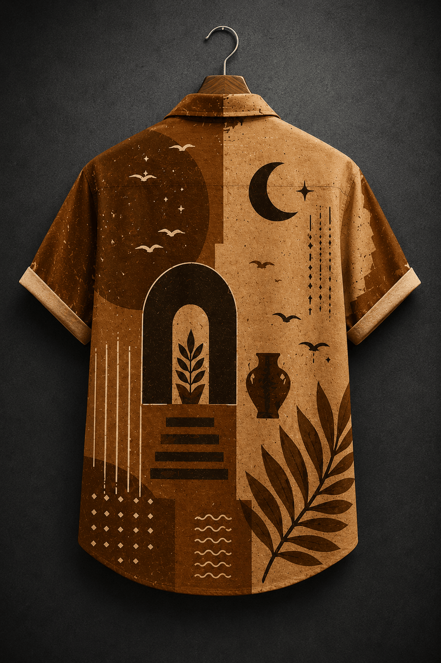 TheFleek Desert Harmony Cuban Shirt