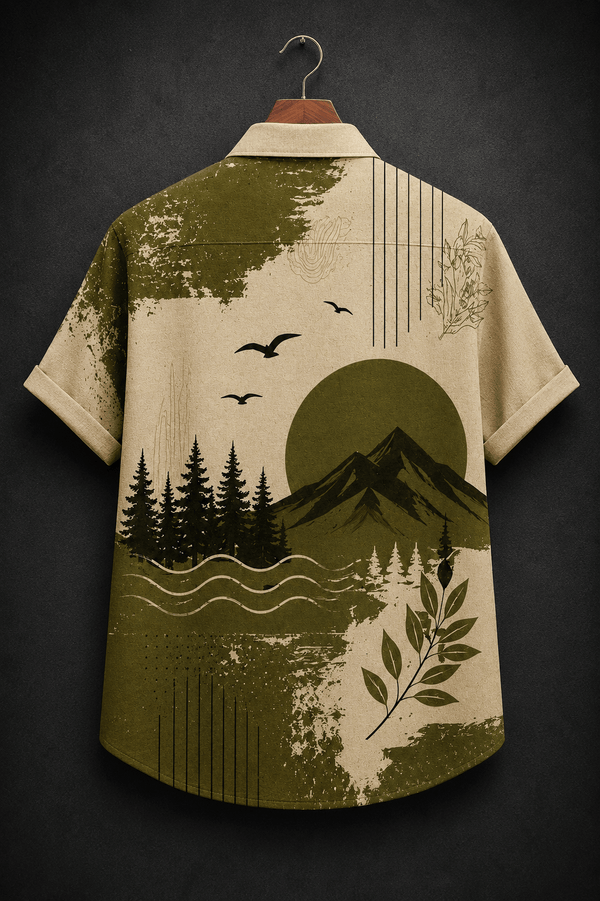 Alpine Echoes Cuban Shirt