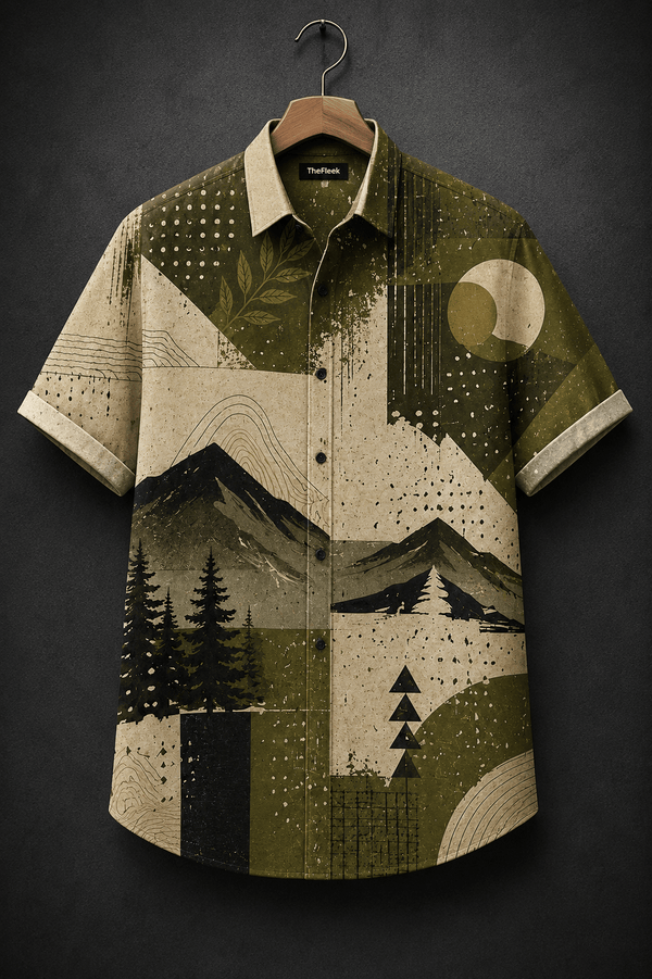 TheFleek Alpine Echoes Cuban Shirt