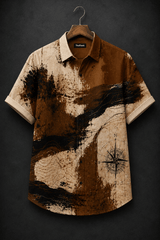 Rustic Compass Cuban Shirt