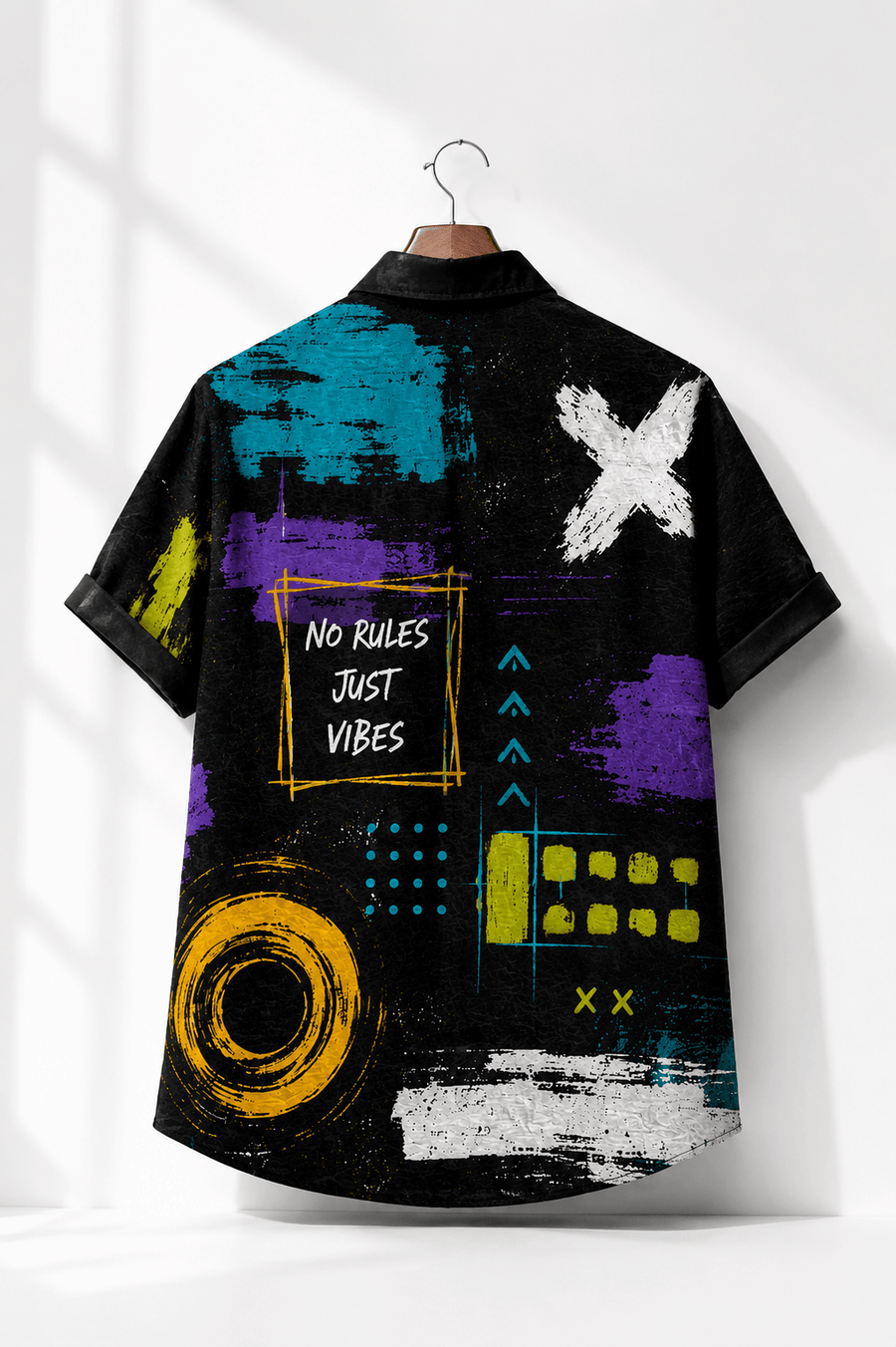 TheFleek Cyber Splash Cuban Shirt