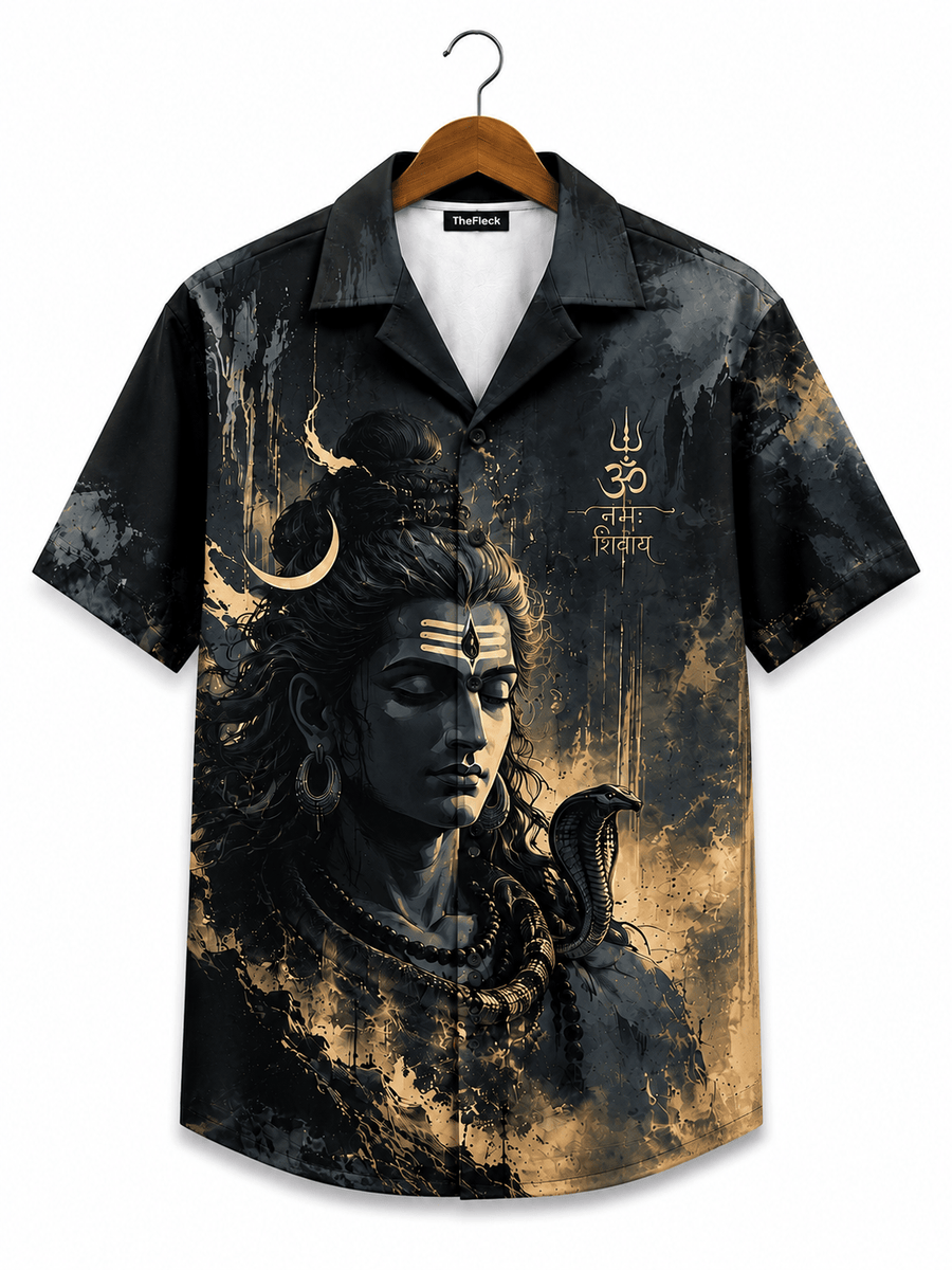 TheFleek Adiyogi Moonlight Cuban Shirt