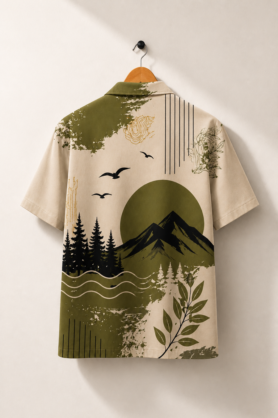 Alpine Echoes Cuban Shirt