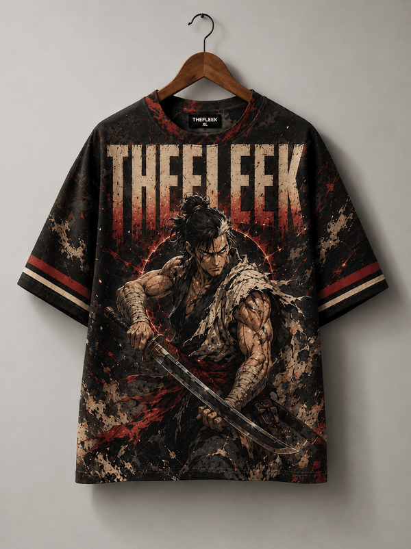 TheFleek Anime Warrior oversized Jersey