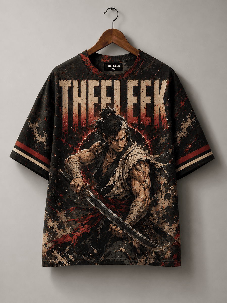 TheFleek Anime Warrior oversized Jersey
