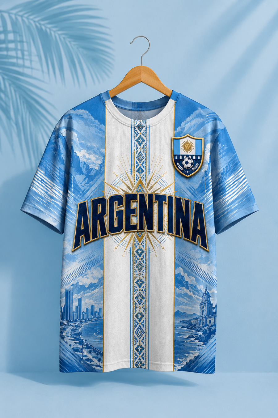 Argentina Messy Regular T-Shirt