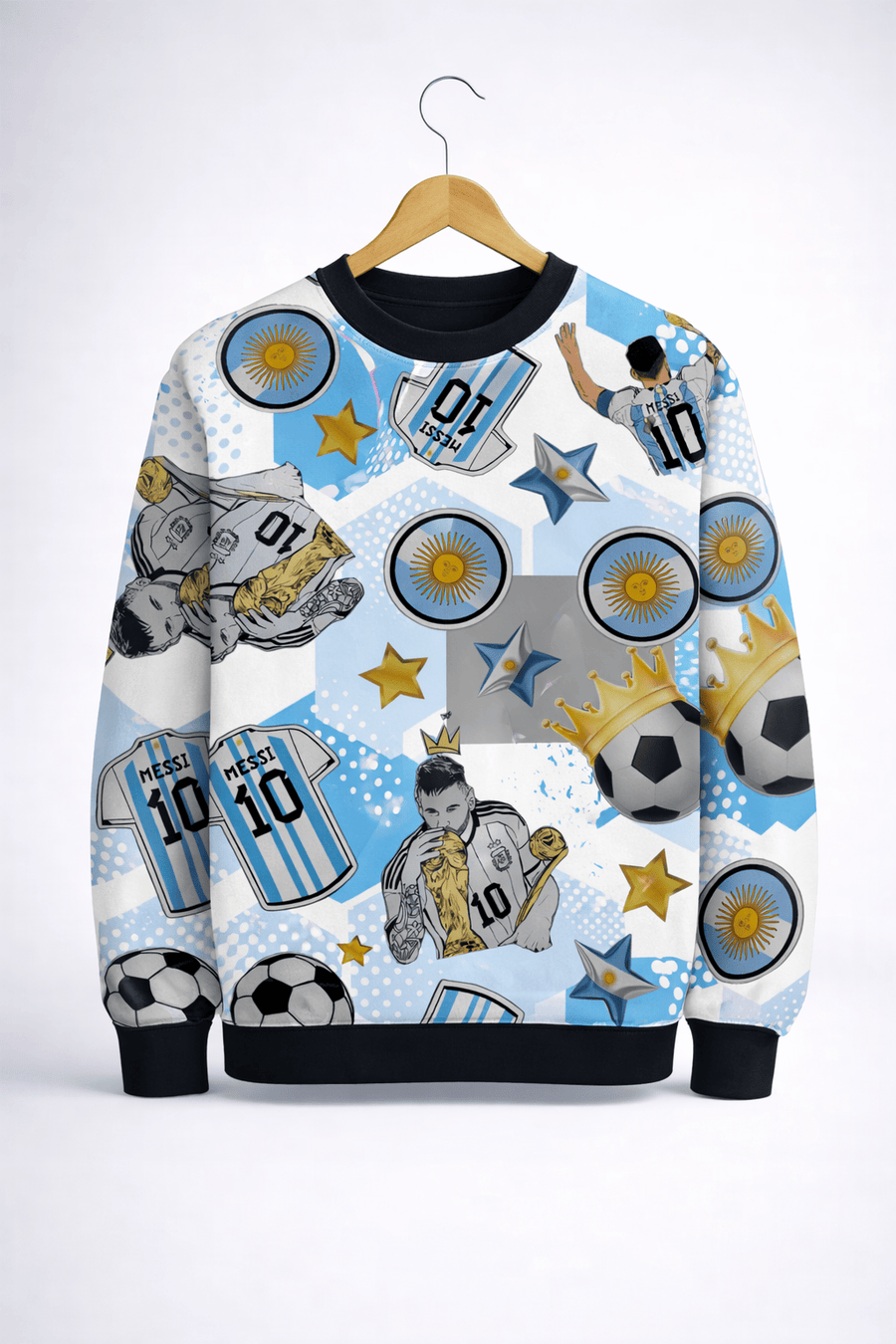 TheFleek Argentina Football Legend Sweatshirt