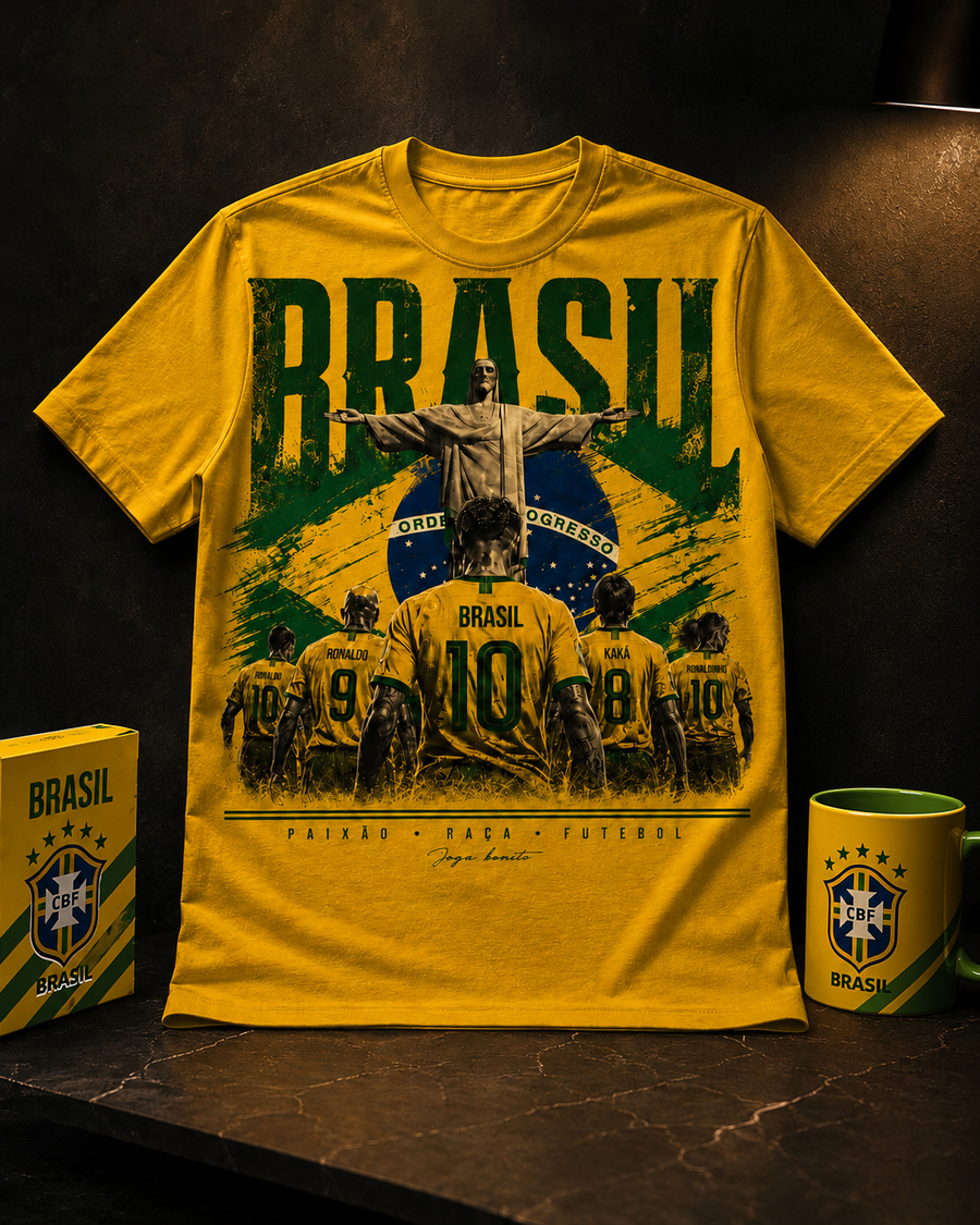 Brazil Football Legends Regular T-Shirt