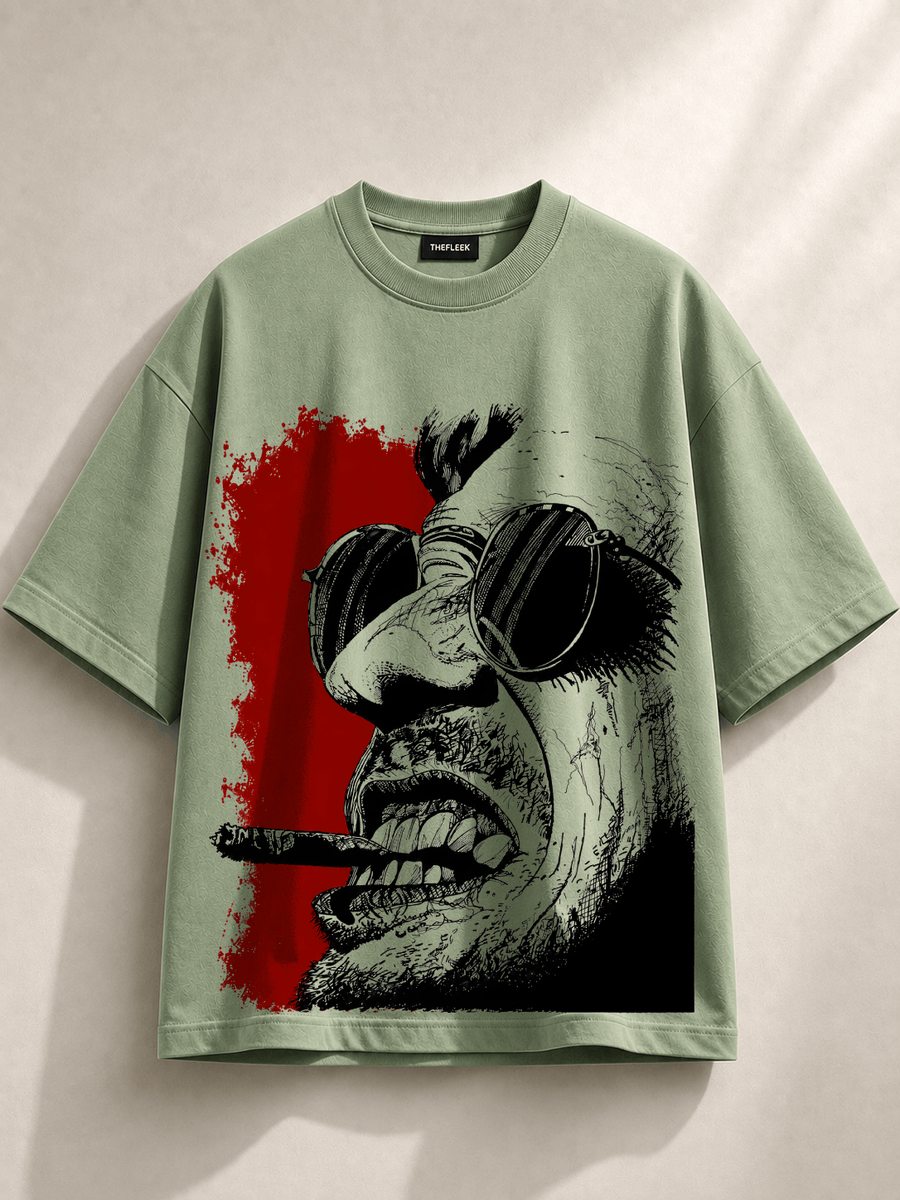 TheFleek Psycho Smoke Oversized T-Shirt