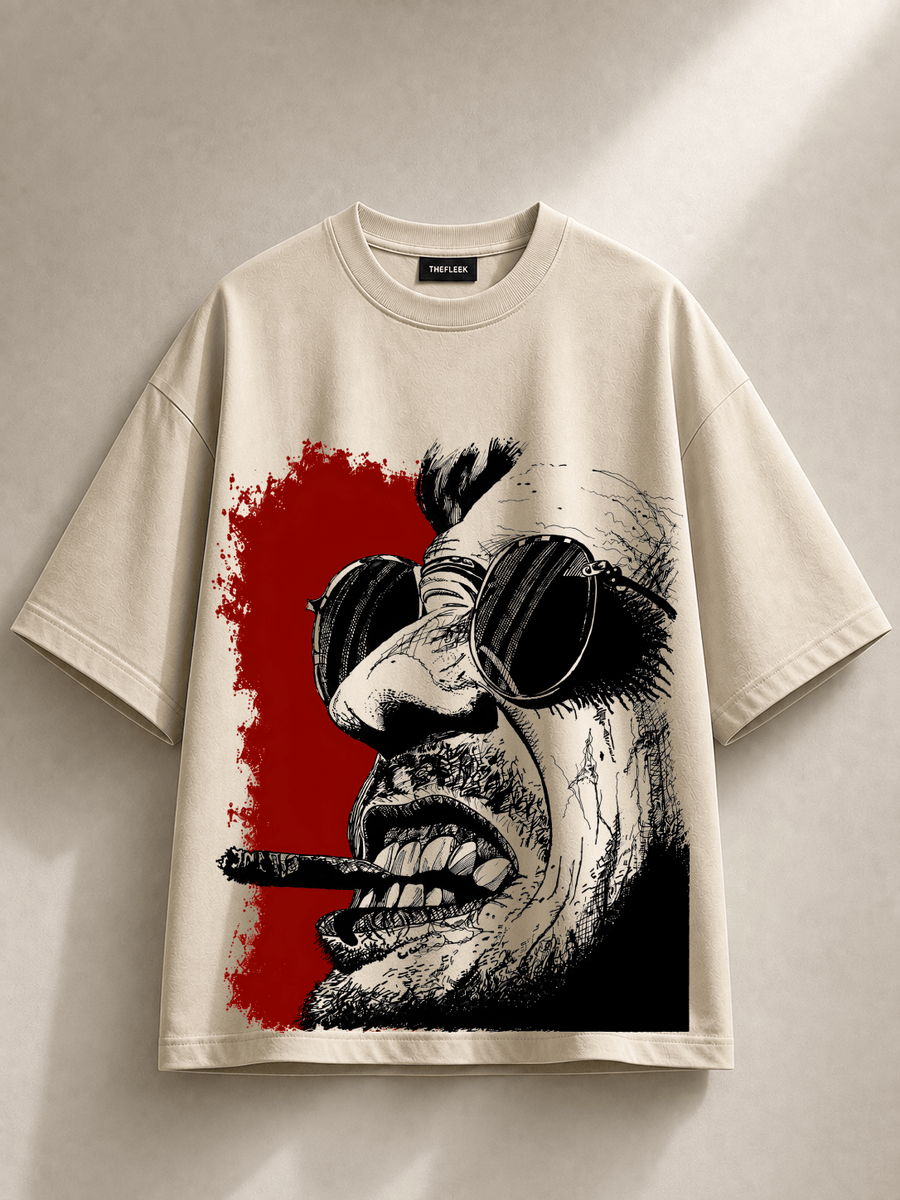 TheFleek Psycho Smoke Oversized T-Shirt
