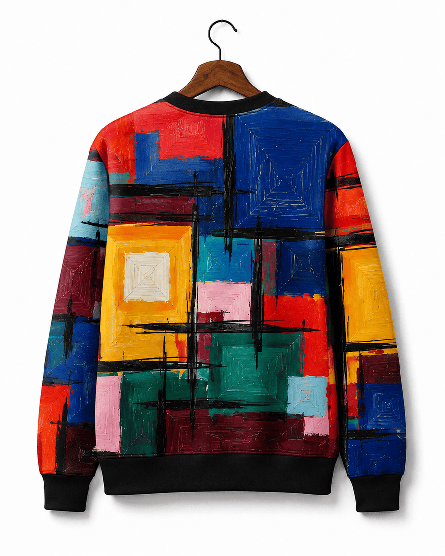 TheFleek Chromatic Grid Sweatshirt