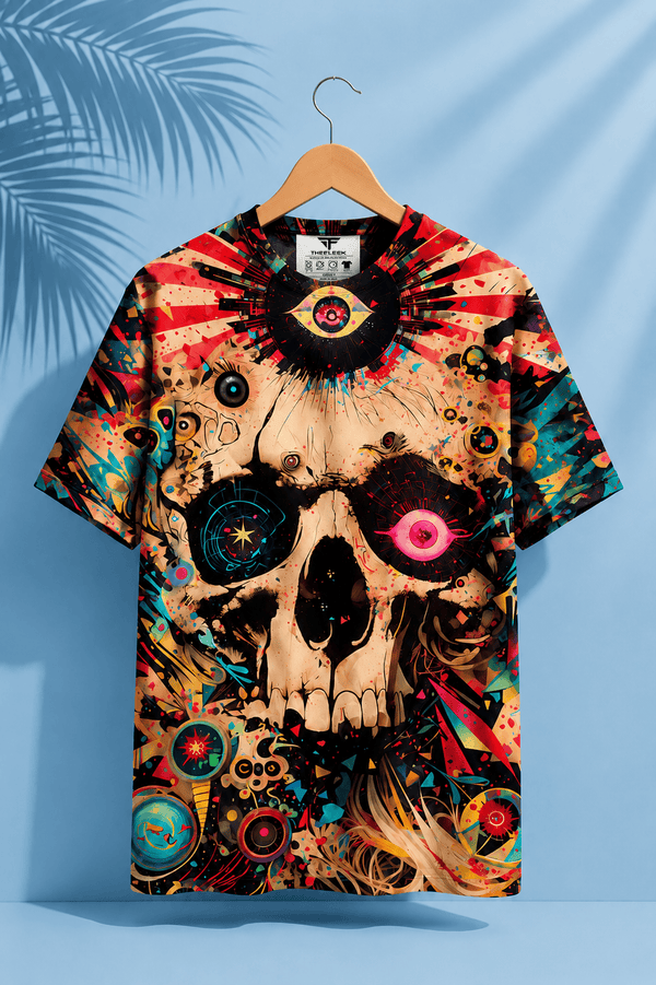 TheFleek Cosmic Skull Dominion T-Shirt