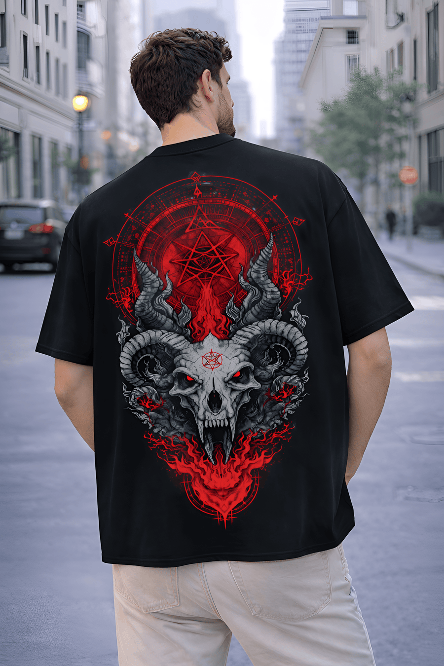TheFleek Demon Core Oversized Fit T-Shirt