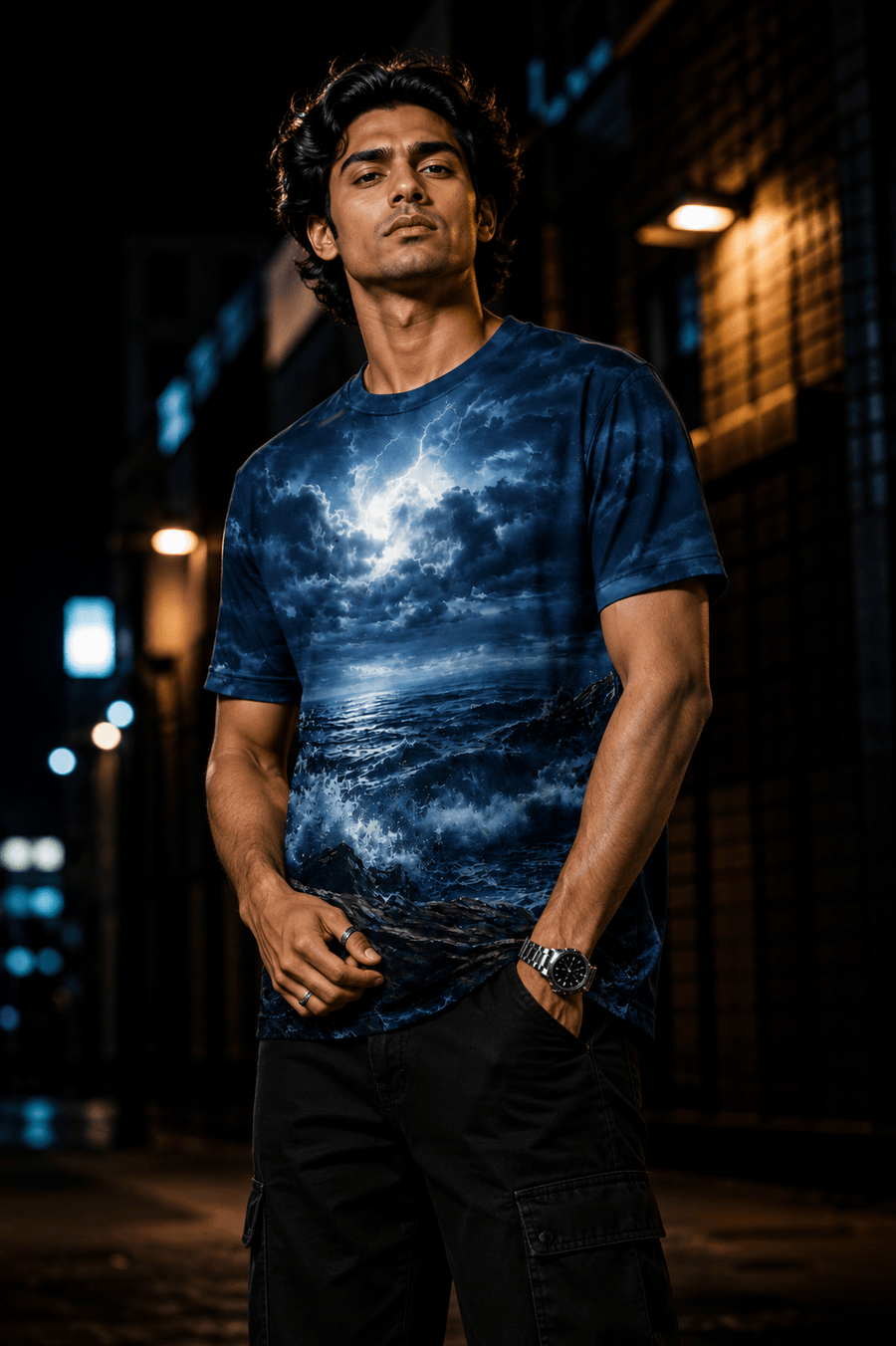 TheFleek Divine Ocean Storm Regular T-Shirt