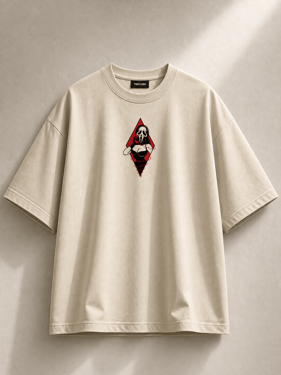TheFleek Ghost Call Oversized T-Shirt