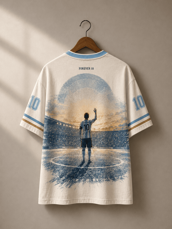 Gracias Capitán 10 Printed Oversized Tshirt