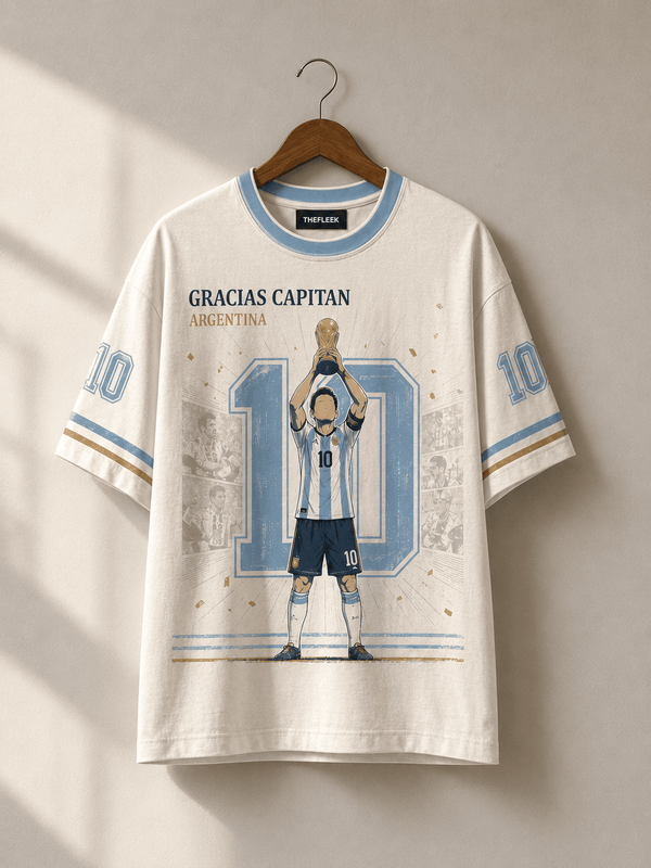 TheFleek Gracias Capitán 10 Printed Jersey