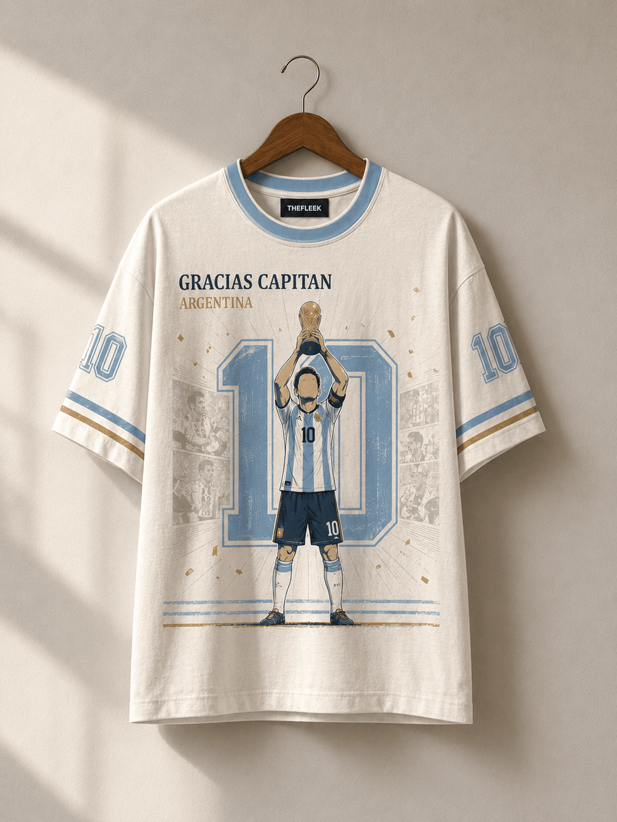 TheFleek Gracias Capitán 10 Printed Jersey