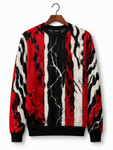 Grunge Printed Sweatshirt