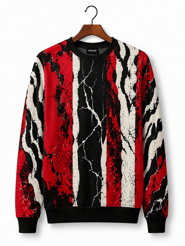 TheFleek Grunge Printed Sweatshirt