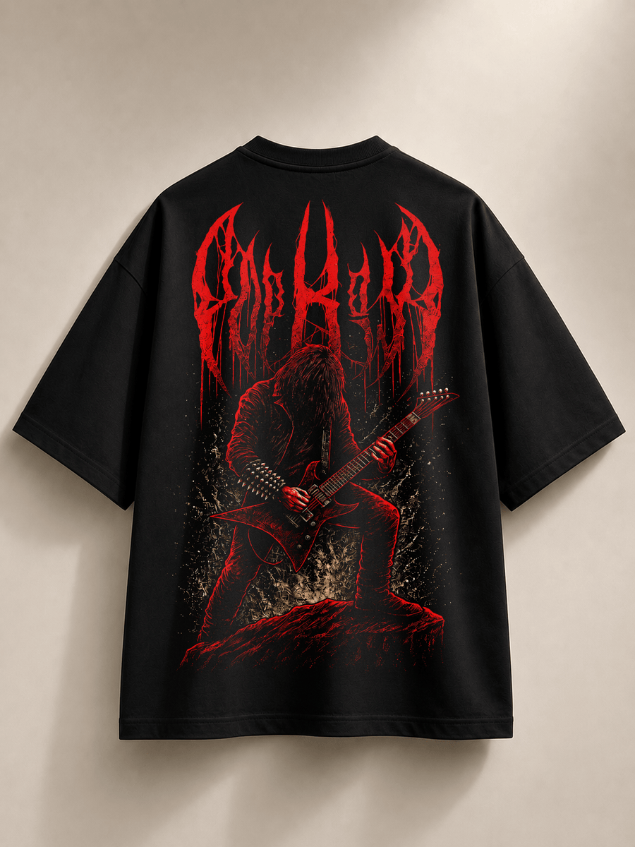 TheFleek Guitar Slayer Oversized T-Shirt