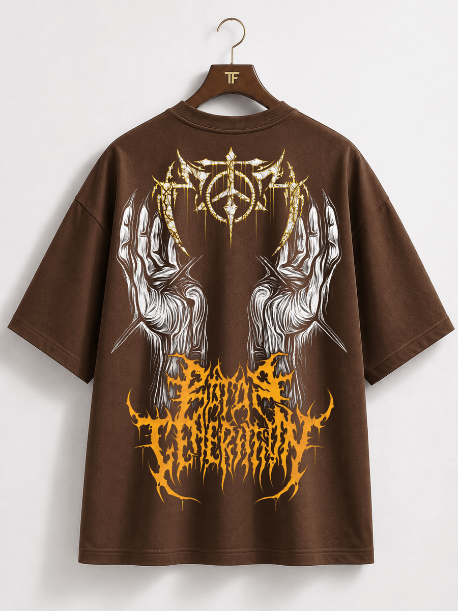 TheFleek Infernal Ascension Oversized T-Shirt