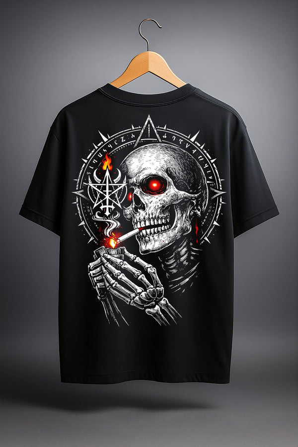 TheFleek Infernal Smoke Ritual Oversized Fit T-Shirt