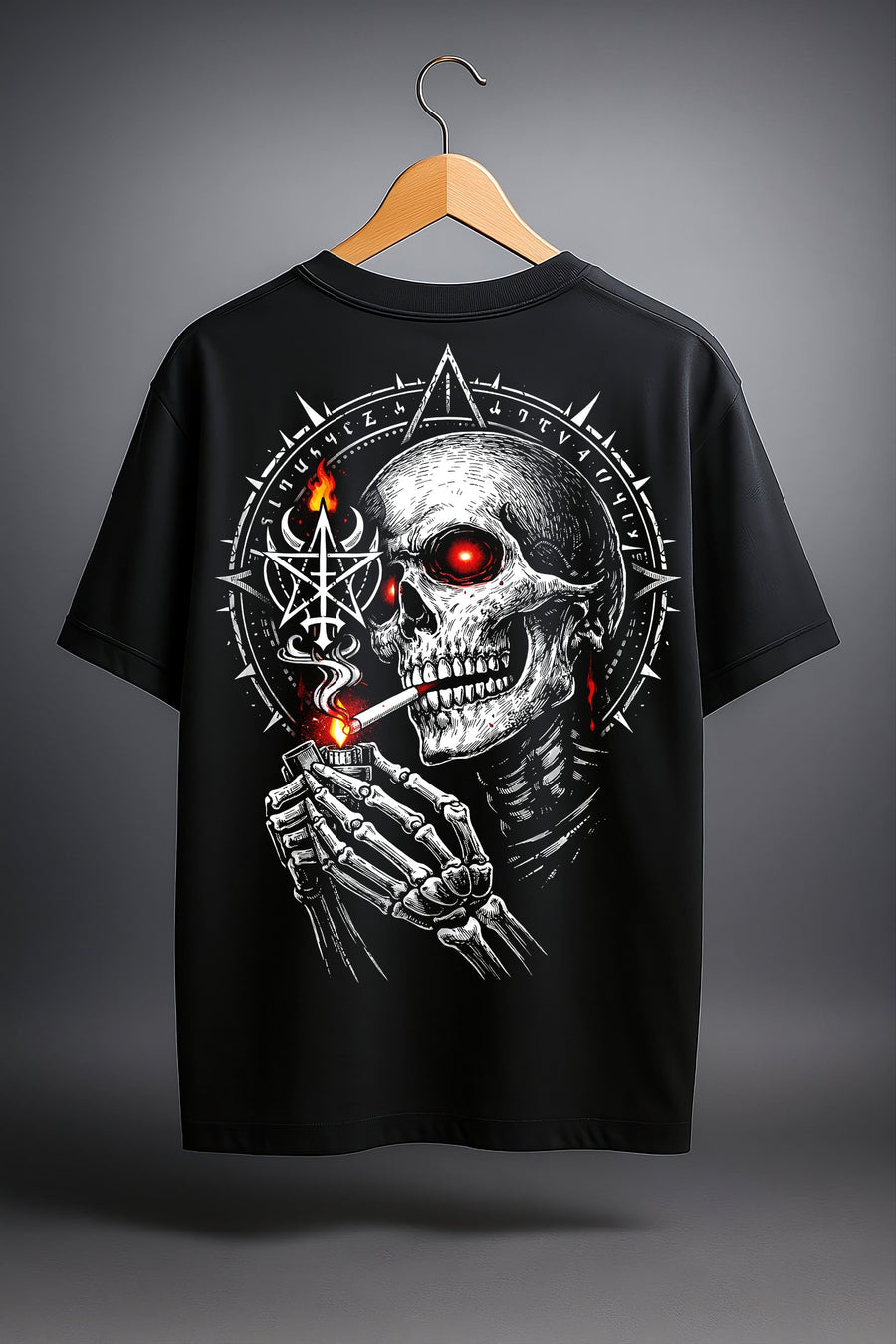 TheFleek Infernal Smoke Ritual Oversized Fit T-Shirt