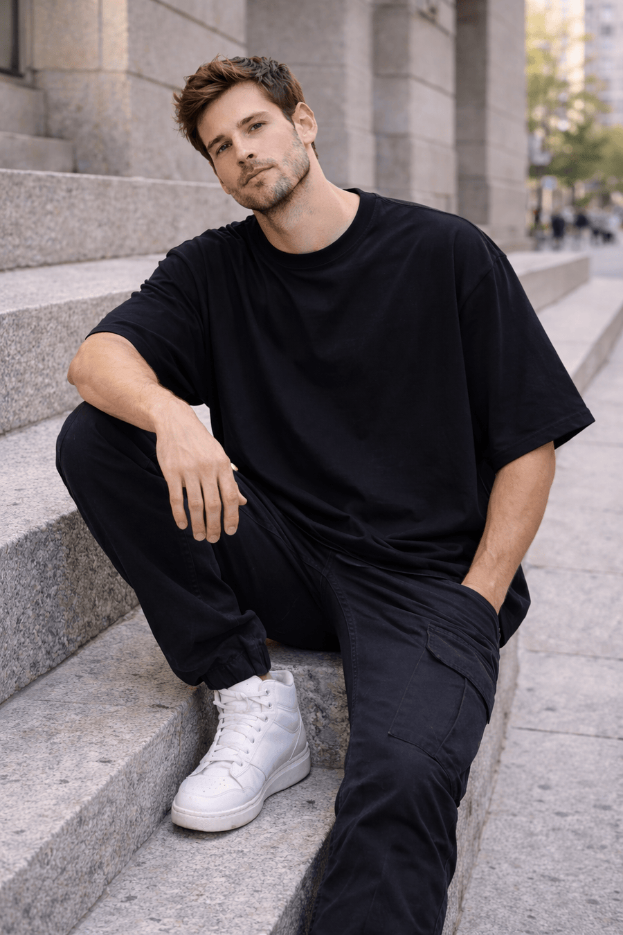 TheFleek Infernal Smoke Ritual Oversized Fit T-Shirt