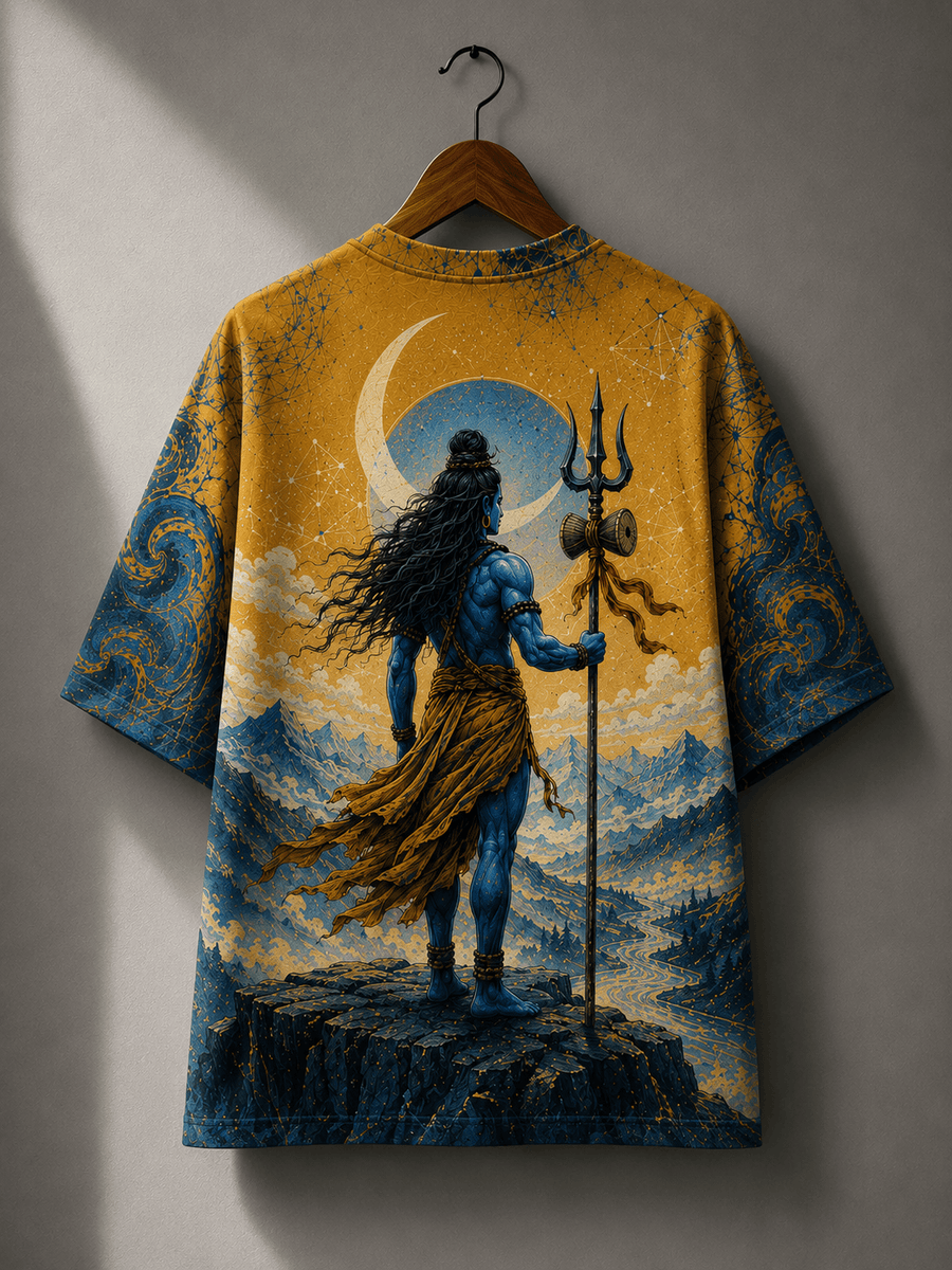 TheFleek Lord Shiva oversized Tshirt