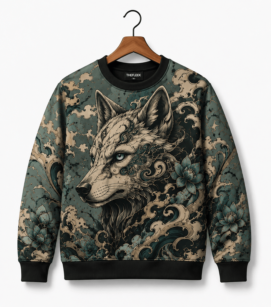 TheFleek Lunar Kitsune AOP Sweatshirt_B