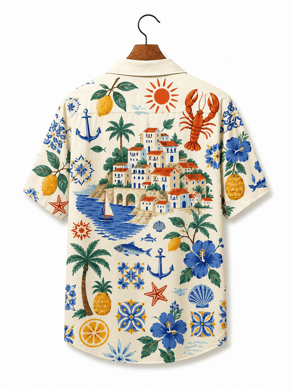 Mediterranean Printed Shirt