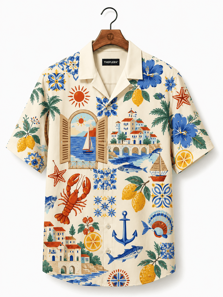 TheFleek Mediterranean Printed Shirt