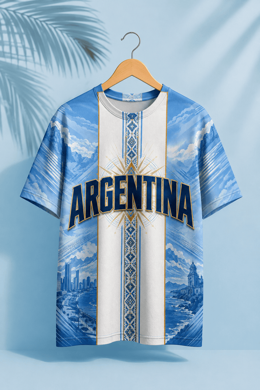 TheFleek Messi Argentina Regular T-Shirt