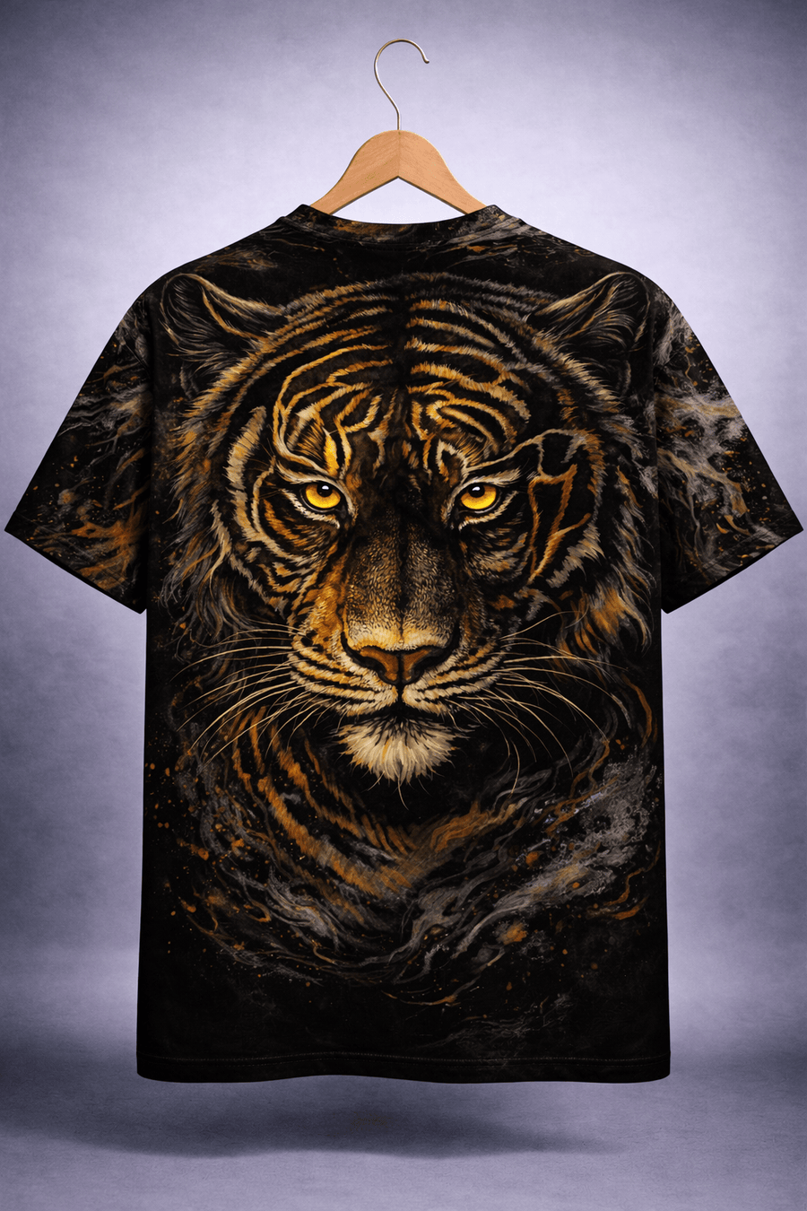 TheFleek Midnight Monarch Tiger Regular T-Shirt