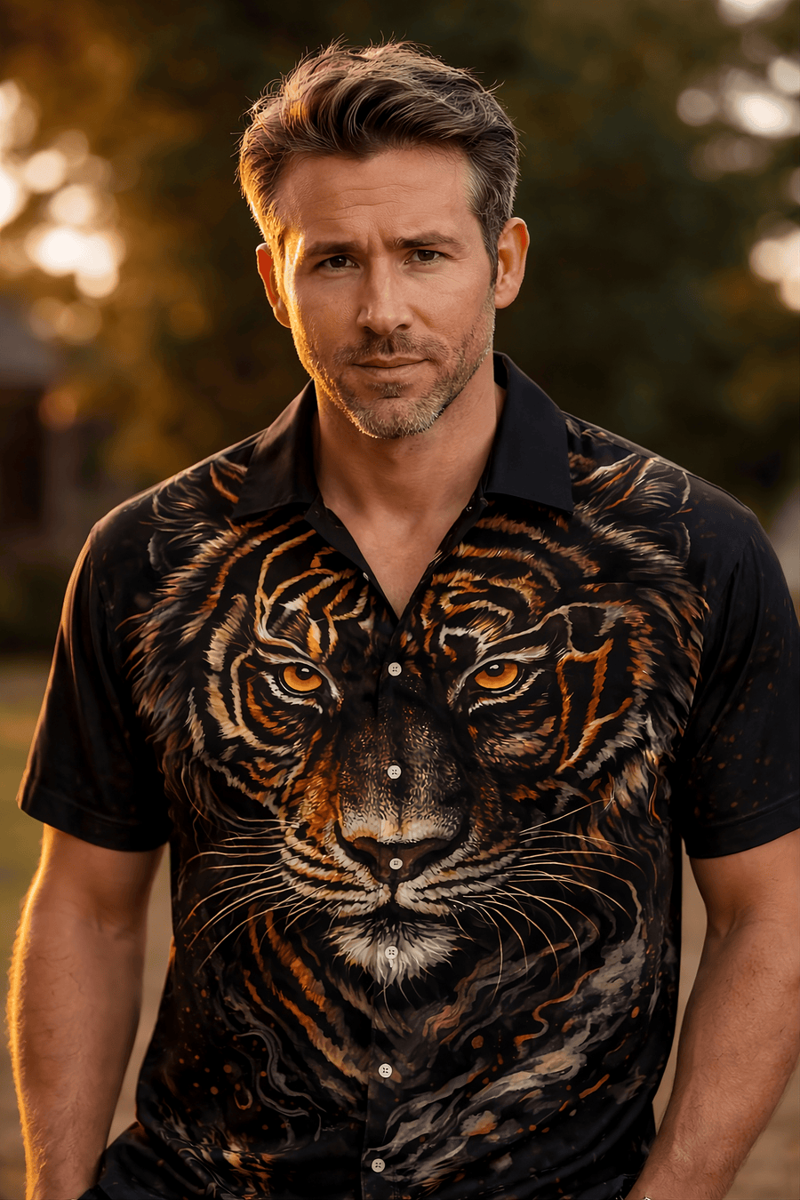 TheFleek Midnight Monarch Tiger Premium Shirt