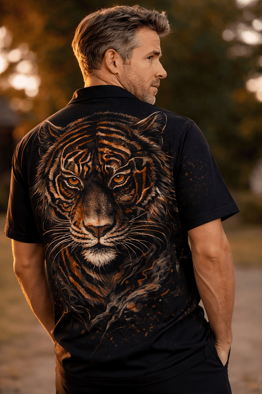 TheFleek Midnight Monarch Tiger Premium Shirt