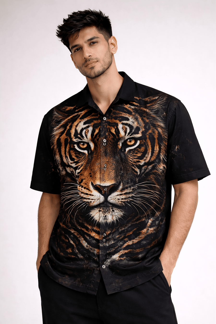 TheFleek Midnight Monarch Tiger Premium Shirt