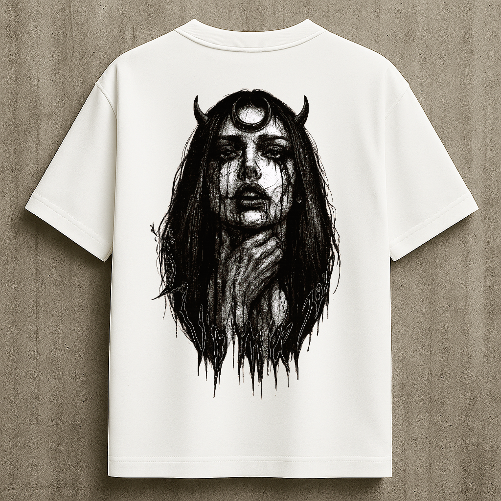Lunacy – Unisex Tee | TheFleek Oversized Gothic Witch Tee