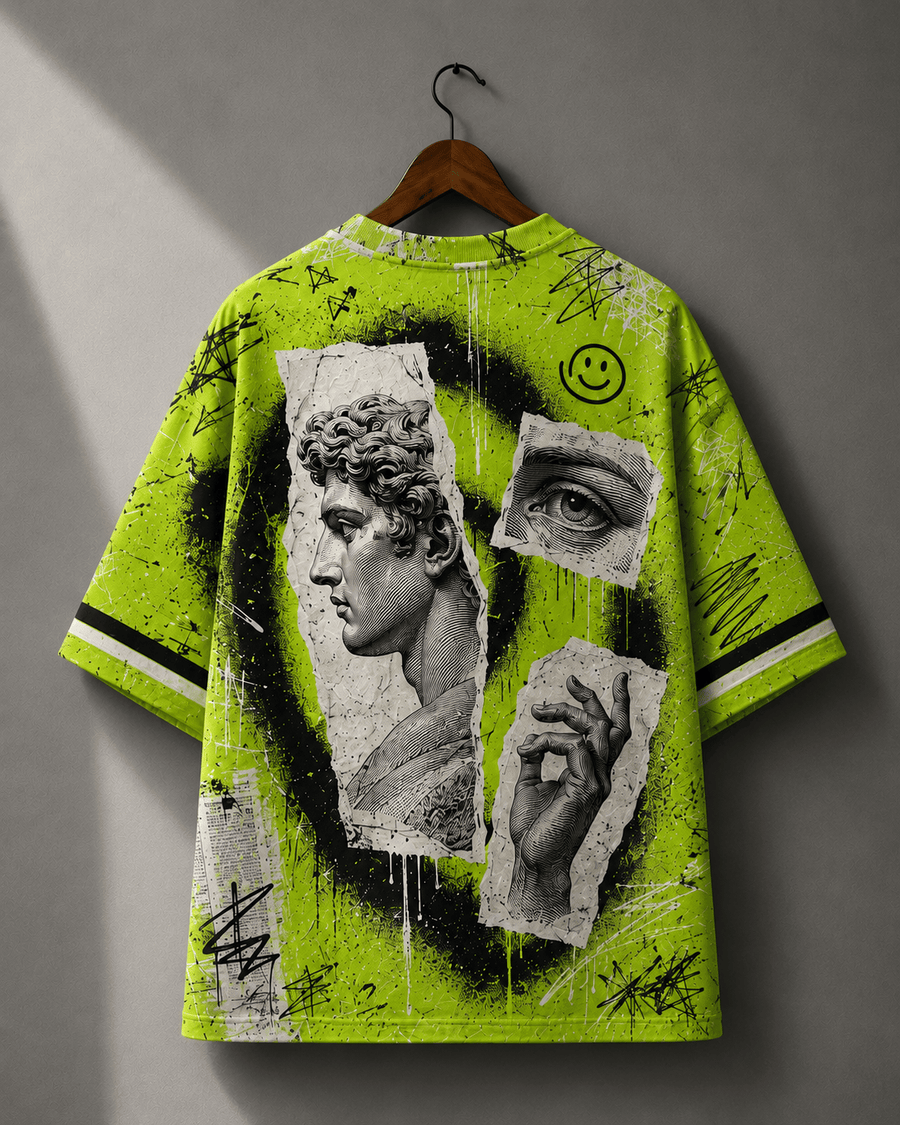 TheFleek Neon Renaissance oversized Jersey