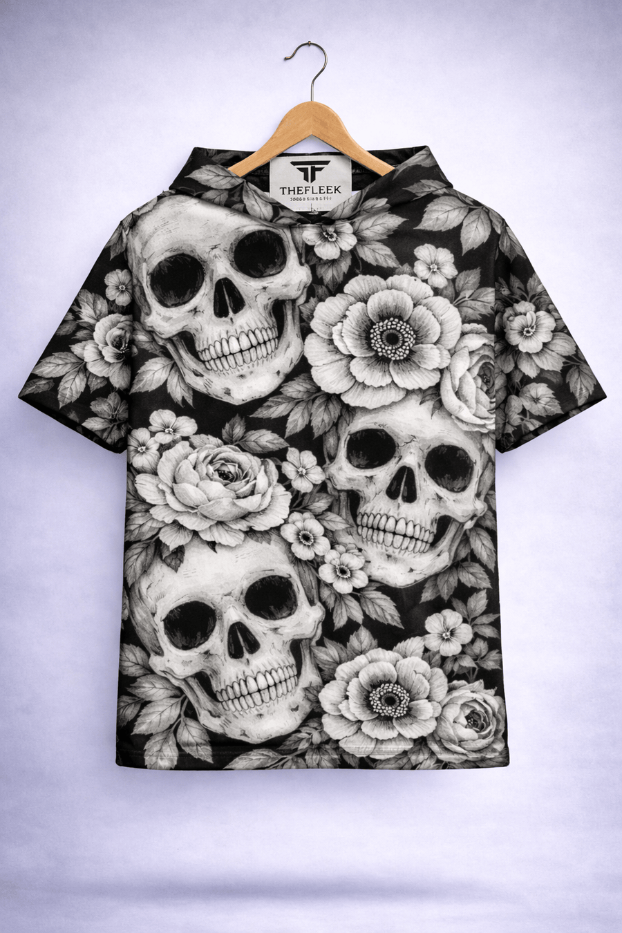 TheFleek Noir Bloom Skull  Summer Hood