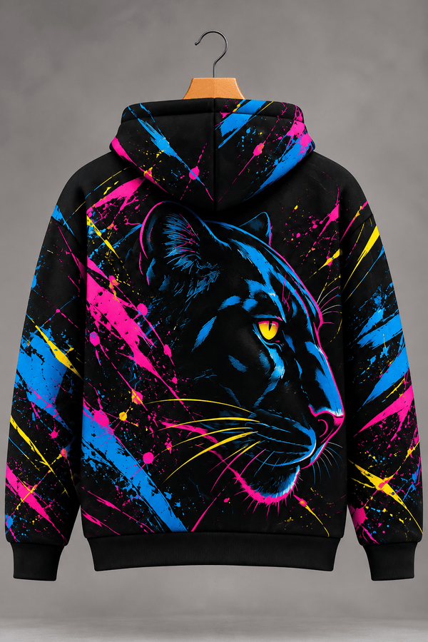 Panther Fury Printed Hoodie