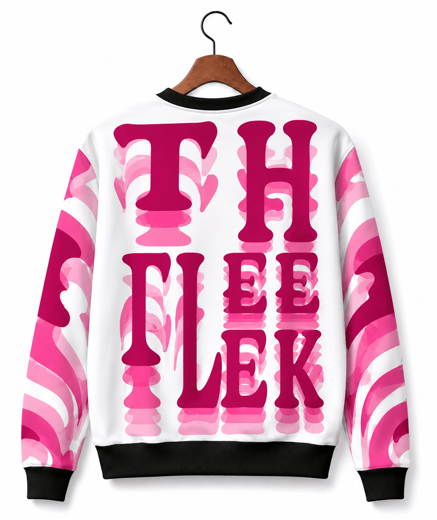 TheFleek Pink Echo Sweatshirt